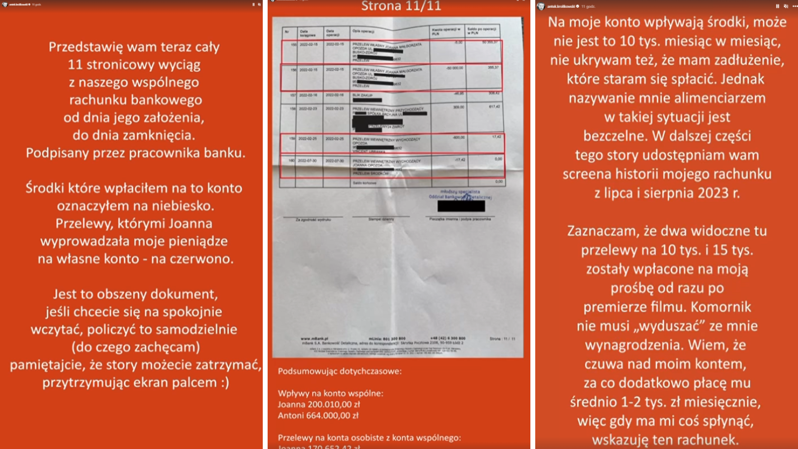Zdjęcie Antek Królikowski zarzuca Opoździe kłamstwo w sprawie alimentów: „Joanna manipuluje” #2