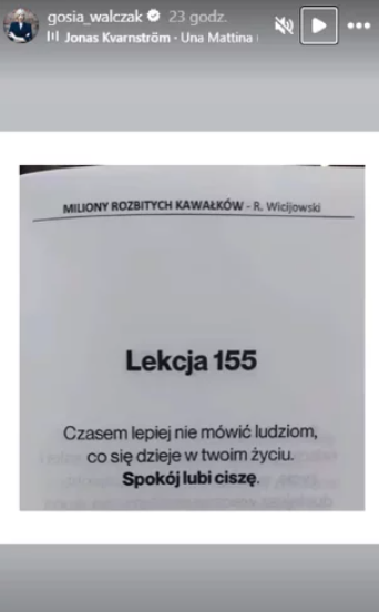 Zdjęcie Była partnerka Filipa Chajzera tym cytatem skomentowała aferę z nim związaną? #1