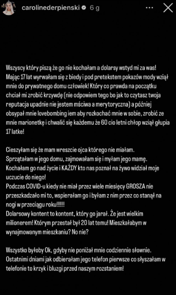 Zdjęcie "Diabeł w niego wstąpił. Straszył mnie bez powodu". Derpienski ujawnia szokujące kulisy związku #1